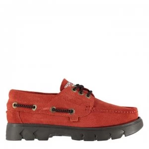 Image of Kickers Kickers Len Boat Shoes - Suede Orange