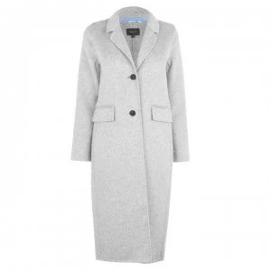 Image of Gant Double Faced Coat - 93 Grey Melange