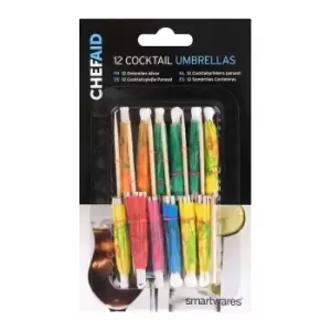 Image of Chef Aid Cocktail Umbrellas 12 Pack