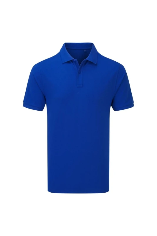 Image of Premier Premier HeiQ Viroblock Polo Shirt in Blue Size: Small Blue S Unisex 5059699386396