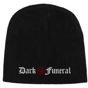 Image of Dark Funeral - Logo Unisex Beanie - Black