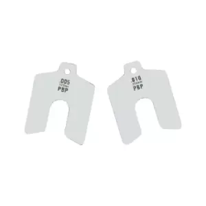 Image of 1.000MMX125X125MM Stainless Slotted Shim (Pk-10)