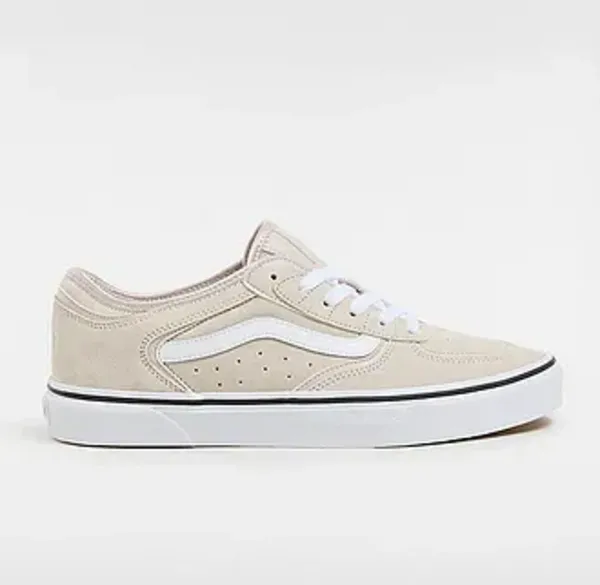 Image of Vans Rowley Classic Trainers Moss Gray True White Grey, 6