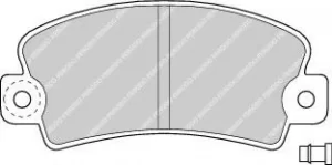 Image of Ferodo FDB113 Brake Pad Set Front Axle Premier Car