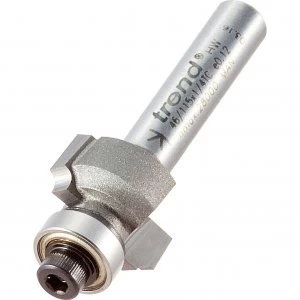 Image of Trend Bearing Guided Ovolo and Round Router Cutter 15.9mm 7.9mm 1/4"