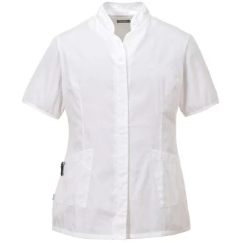 Image of LW12WHRL - sz L Ladies Premier Tunic - White - Portwest