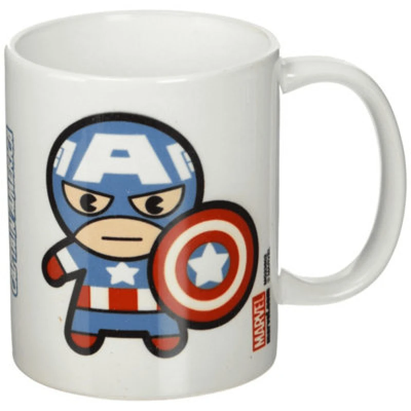 Image of Marvel Kawaii Captain America Mug White unisex