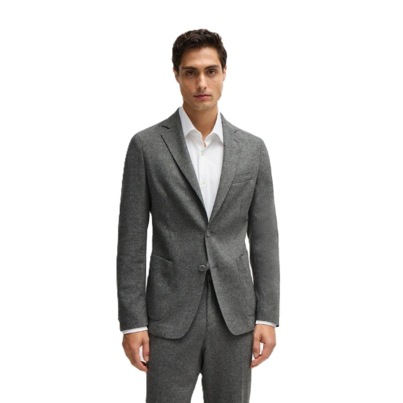 Image of Boss Mens P Hanry Formal Jacket Silver male 36 (46)