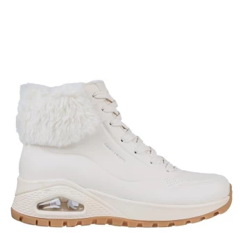 Image of Skechers Uno Rugged Womens Boots - Natural