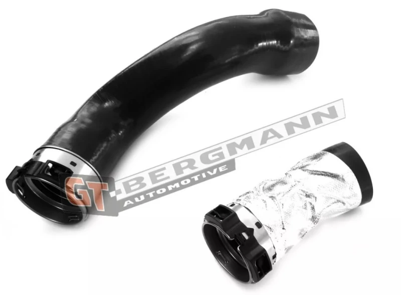 Image of GT-BERGMANN GT52-243 Turbocharger Hose AEM (Ethylene Acrylate Rubber) AEM (Ethylene Acrylate Rubber) Charger Intake Hose (3314)