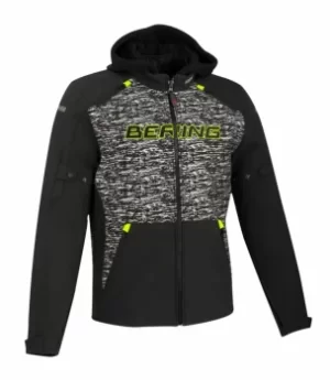 Image of Bering Drift Motorcycle Jacket Grey Reflective