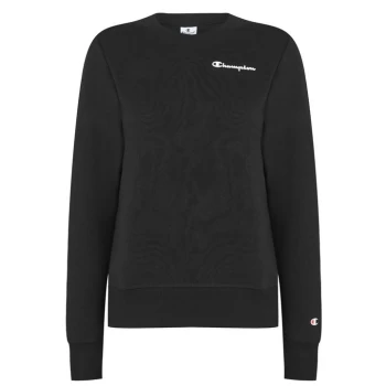 Image of Champion Crew Sweatshirt Womens - Black