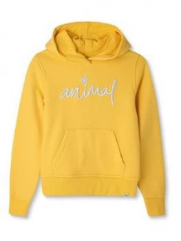 Image of Animal Girls Rachelle Hoodie - Yellow, Size Age: 11-12 Years, Women