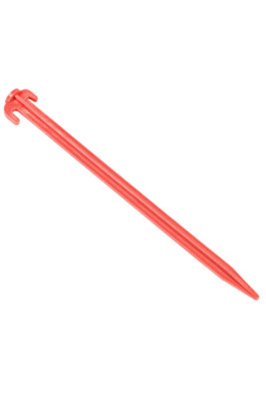 Image of Olpro Pack Of 6 Extra Long And Strong 30Cm Nylon Tent Peg (Red)