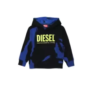 Image of Diesel Tie Dye Hoodie - Black