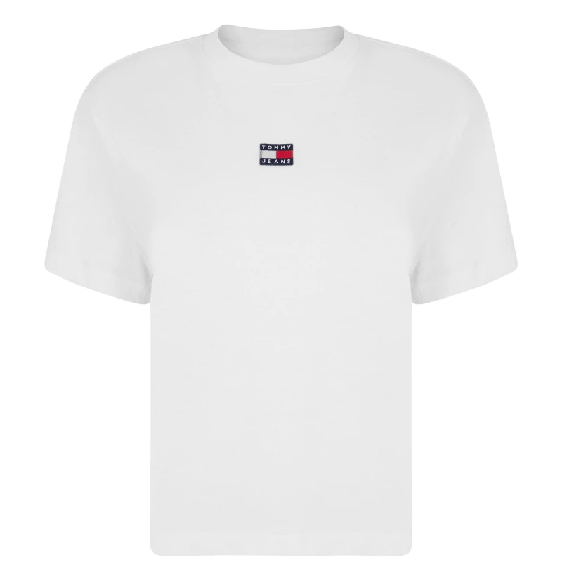Image of Tommy Jeans Logo T-Shirt White YBR female 18 (2XL)
