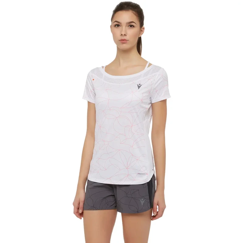 Image of Macron Womens T-Shirt Macron Running Blanc Female XS