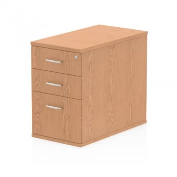 Image of Trexus Desk High 3 Drawer 800D Pedestal 425x800x730mm Oak Ref I000779