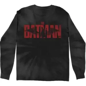 Image of DC Comics - The Batman Logo Unisex Medium Long Sleeved T-Shirt - Black