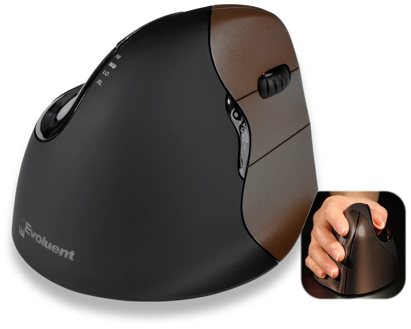 Image of Evoluent VerticalMouse 4 Small Wireless mouse Office Right-hand RF Wir