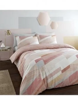 Image of Catherine Lansfield Catherine Lansfield Harley Geo Duvet Set - Db
