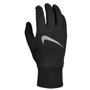 Image of Nike Mens Accelerate Running Gloves (M) (Black/Silver)