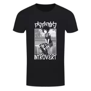 Image of Tokyo Spirit Mens Introvert T-Shirt (XL) (Black/White)