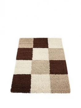 Image of Milan Shaggy Squares Rug