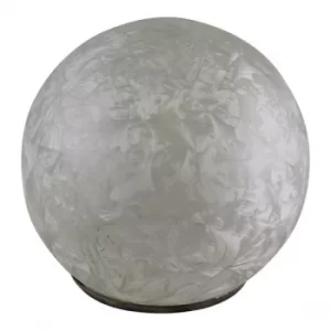 Image of Small Feathered Glass Dome LED Light
