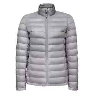Image of SOLS Womens/Ladies Wilson Lightweight Padded Jacket (M) (Metal Grey)