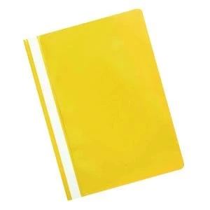 Image of Q-Connect Project Folder A4 Yellow Pack of 25 KF01457