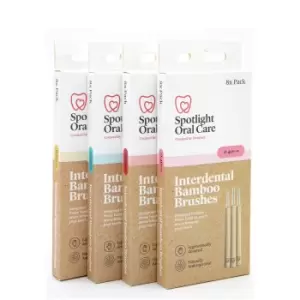 Image of Spotlight Oral Care Interdental Bamboo Brushes - 0.6 Interdental Bamboo Brushes
