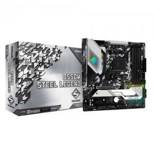 Image of ASRock B550M Steel Legend AMD Socket AM4 Motherboard