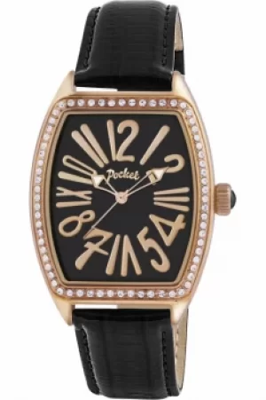 Image of Ladies Pocket-Watch Tonneau Crystal Medio Watch PK2039