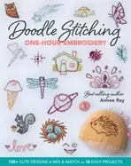 Image of doodle stitching one hour embroidery 135 cute designs to mix and match in 1