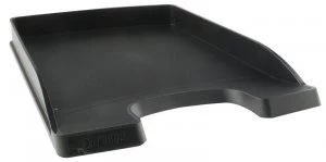 Image of Leitz Plus Slim Letter Tray Black