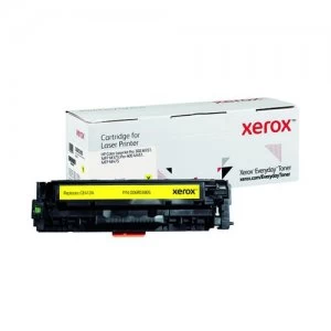 Image of Xerox Everyday Replacement For CE412A Laser Toner Ink Cartridge Yellow 006R03805