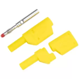 Image of TruConnect 170579 4mm Shrouded Stackable Test Plug Yellow