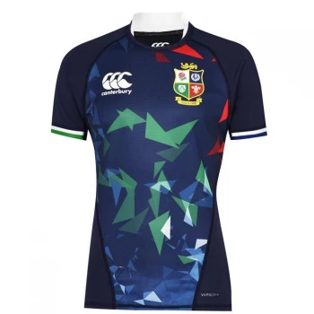 Image of Canterbury British and Irish Lions Training Shirt Mens - PEACOAT