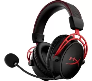 Image of HYPERX Cloud Alpha Wireless Gaming Headset - Black & Red, Red,Black