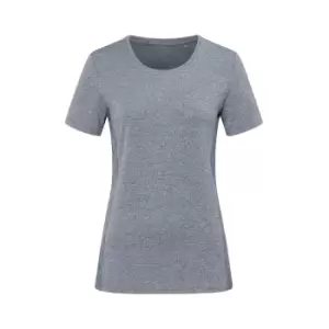 Image of Stedman Womens/Ladies Recycled Fitted T-Shirt (M) (Denim)