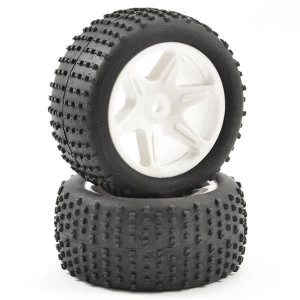 Image of Ftx Comet Buggy Rear Mounted Tyre & Wheel White