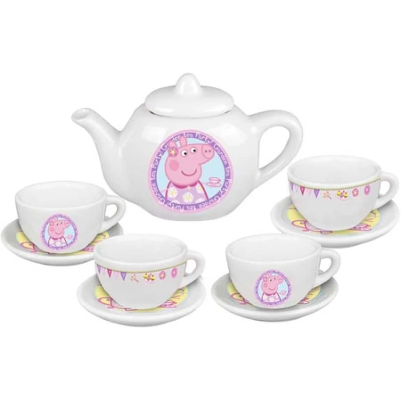 Image of Cuddly Pig Tea Set - 9 pieces 1372462