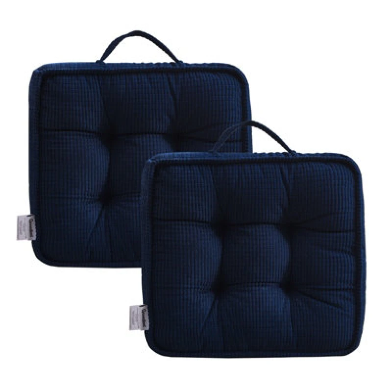 Image of Ezysleep Ezysleep Outdoor / Indoor Set of 2 Seat Cushions in Navy Size: 40cm x 40cm Navy 40cm x 40cm Unisex 0721545366368