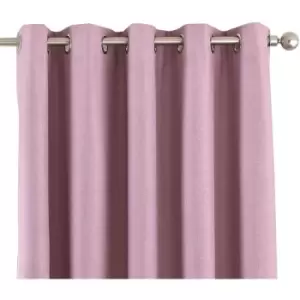 Image of Riva Home Eclipse Blackout Eyelet Curtains (46 x 72" (117 x 183cm)) (Mauve) - Mauve