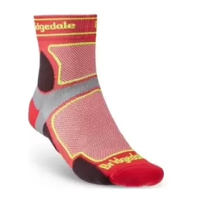 Image of Bridgedale TRAIL RUN Ultralight T2 Coolmax Sport 3/4 Crew Mens - Medium Red