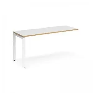 Image of Adapt add on unit single 1600mm x 600mm - white frame and white top