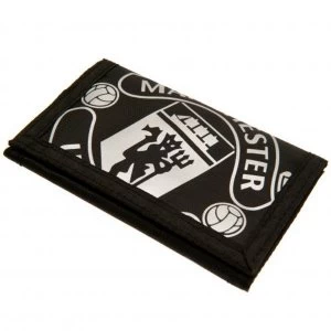 Image of Manchester United FC Black Nylon Wallet
