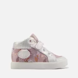 Image of Clarks Toddler City Pop Trainers - Light Pink Combi - UK 4.5 Toddler