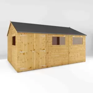 Image of Mercia 15' x 10' Premium Shiplap Reverse Apex Workshop